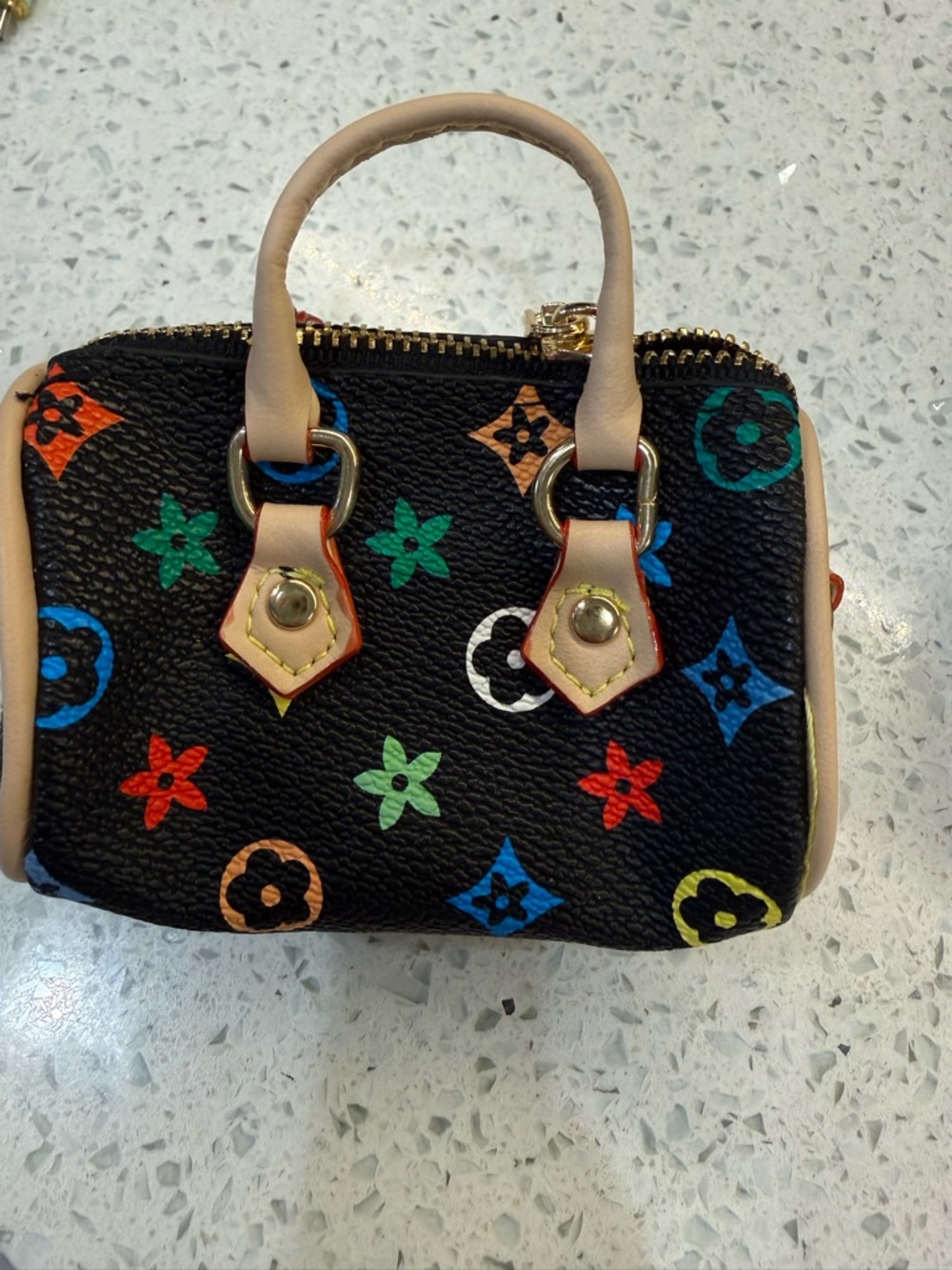 Bundle of 3, Brand New Designer Inspired Functional Mini Bags 💜💚🧡 - Picture 2 of 11